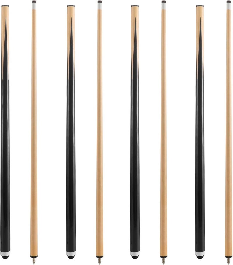 Genubi Industry 36 Inch/48 Inch/58 Inch Pool Cue Stick Billiard Cue Stick, Hardwood Pool Stick with Different Size/Quantity for Kids Youth Adults, House Bar Pool Sticks for Pool Table - Image 1